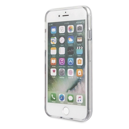 Guess Flower Shiny Collection N1 - Etui iPhone SE 2020 / 8 / 7 (Black)