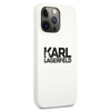 Karl Lagerfeld Silicone Stack Logo - Etui iPhone 13 Pro Max (biały)