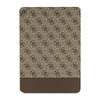 Guess 4G Stripe Allover - Etui iPad 10.2" (2021-2019) (Brązowy)