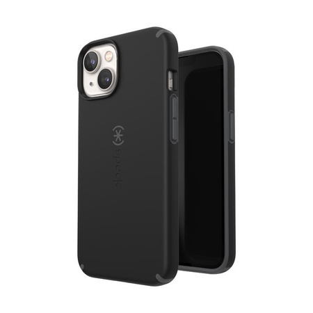 Speck CandyShell Pro + MagSafe - Etui iPhone 14 / iPhone 13 z powłoką MICROBAN (Black / Slate Grey)