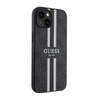 Guess 4G Printed Stripes MagSafe - Etui iPhone 14 (Czarny)