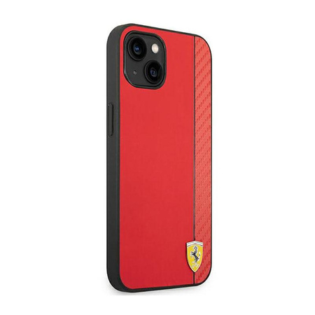 Ferrari Carbon – Etui iPhone 14 (Czerwony)