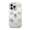 Guess Peony Glitter Case – Etui iPhone 14 Pro (Przezroczysty)