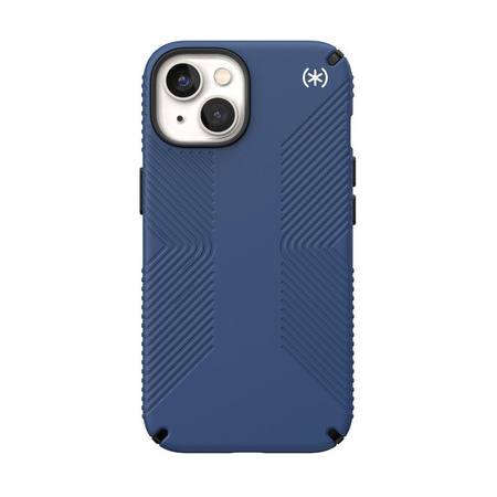 Speck Presidio2 Grip MagSafe - Antypoślizgowe etui iPhone 14 / iPhone 13 (Coastal Blue / Black / White)