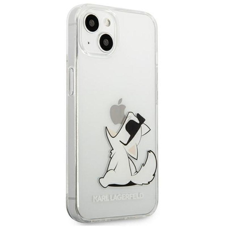 Karl Lagerfeld Choupette Fun - Etui iPhone 13 Mini (przezroczysty)
