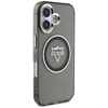 Guess IML Metal Mountain Logo MagSafe - Etui do iPhone 16 (czarny)