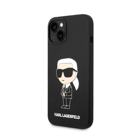 Karl Lagerfeld Silicone NFT Ikonik - Etui iPhone 14 (czarny)