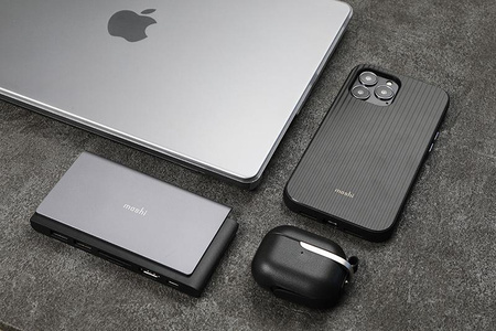 Moshi iGlaze Hardshell Case - Obudowa MacBook Pro 14" (2021) (Stealth Clear)