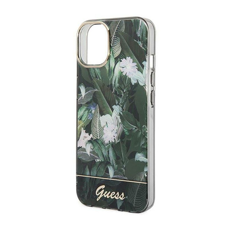 Guess Jungle Case - Etui iPhone 14 (zielony)