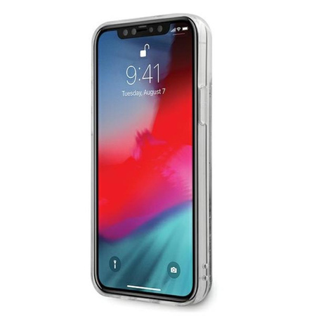 Karl Lagerfeld Glitter Liquid Floating Charms - Etui iPhone 12 mini (Gold Floating Charms)