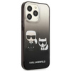 Karl Lagerfeld Gradient Ikonik Karl & Choupette - Etui iPhone 13 Pro Max (czarny)