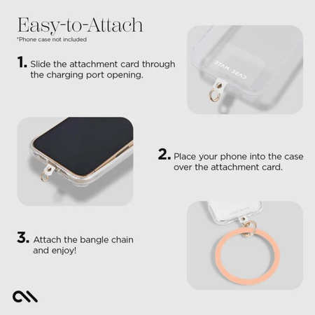 Case-Mate Phone Bangle - Bransoletka na nadgarstek do smartfona (Peach)