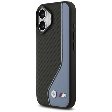 BMW M Carbon Logo MagSafe - Etui iPhone 17 (niebieski)