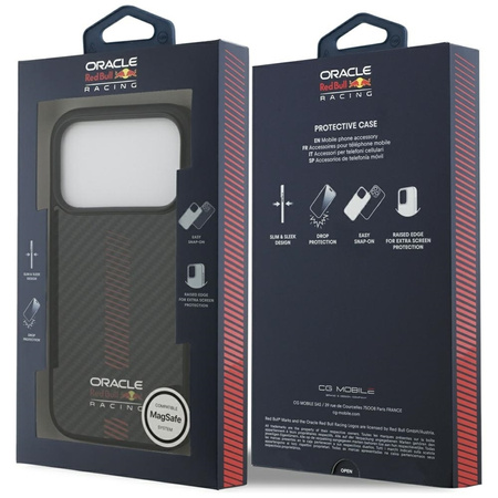 Red Bull Kevlar Powerbar MagSafe - Etui iPhone 17 Pro (czarny)