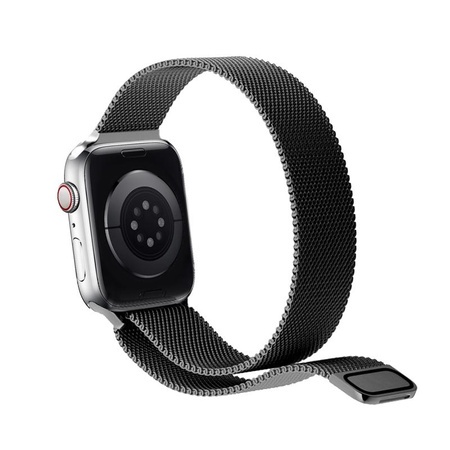 Puro Milanese Magnetic Band - Pasek ze stali nierdzewnej do Apple Watch 38/40/41 mm (czarny)