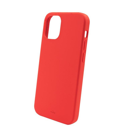 PURO ICON Cover - Etui iPhone 12 Mini z ochroną antybakteryjną (czerwony)