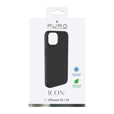 PURO ICON Cover - Etui iPhone 14 / 13 (czarny)