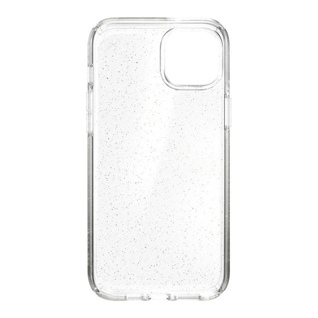 Speck Presidio Perfect-Clear with Glitter - Etui iPhone 14 Plus z powłoką MICROBAN (Clear / Gold Glitter)
