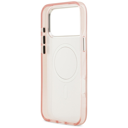 Karl Lagerfeld IML Aquarelle Choupette & Logo MagSafe - Etui iPhone 17 Pro (różowy)