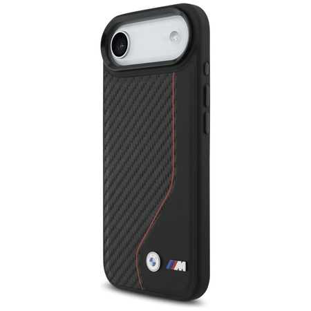 BMW M Carbon Line & Logo MagSafe - Etui iPhone Air (czerwony)