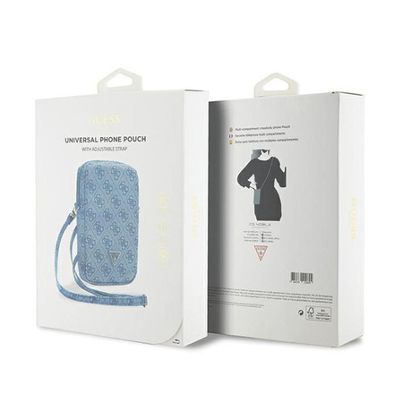 Guess Zip 4G Triangle - Torebka na telefon (niebieski)
