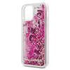Karl Lagerfeld Glitter Liquid Floating Charms - Etui iPhone 12 / iPhone 12 Pro (Pink Floating Charms)