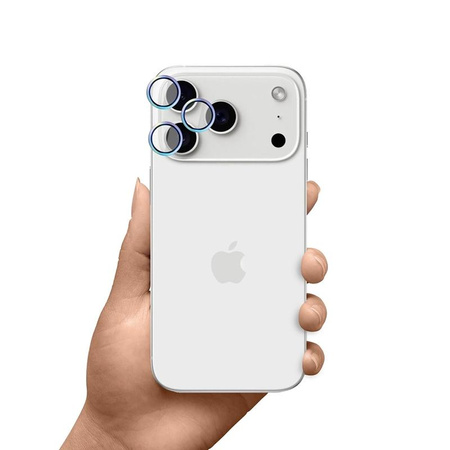 3mk HARDY Lens Protection Pro - Szkło na obiektyw aparatu iPhone 17 Pro / iPhone 17 Pro Max (Rainbow)