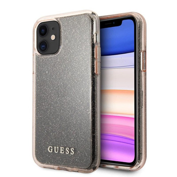 Guess Glitter Case - Etui iPhone 11 (Pink)