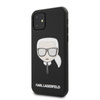 Karl Lagerfeld Iconic Embossed Glitter Case - Etui iPhone 11 (Black)