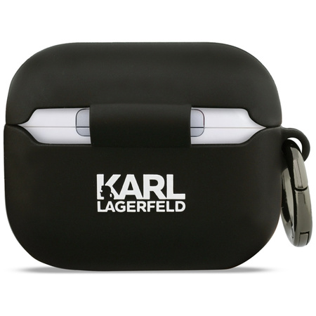 Karl Lagerfeld Silicone Karl Head 3D - Etui AirPods Pro 3 (czarny)
