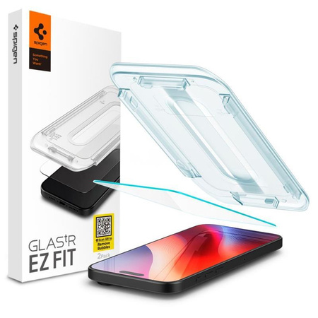 Spigen GLAS.TR EZ FIT Privacy - Szkło hartowane z filtrem prywatyzującym do iPhone 16 Pro