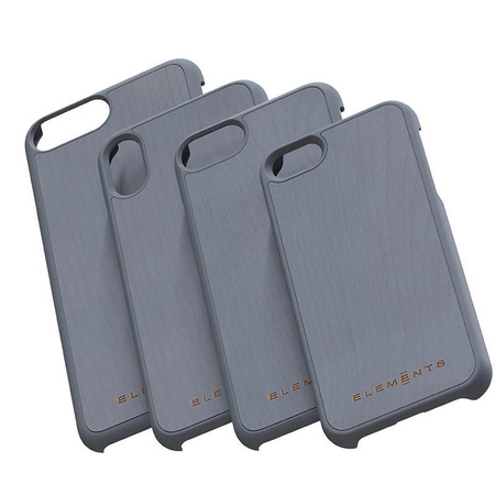 Nordic Elements Original Gefion - Drewniane etui iPhone Xs / X (Mid Grey)