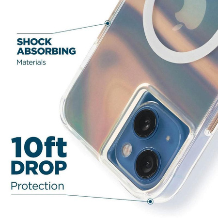 Case-Mate Soap Bubble MagSafe - Etui iPhone 14 (Iridescent)