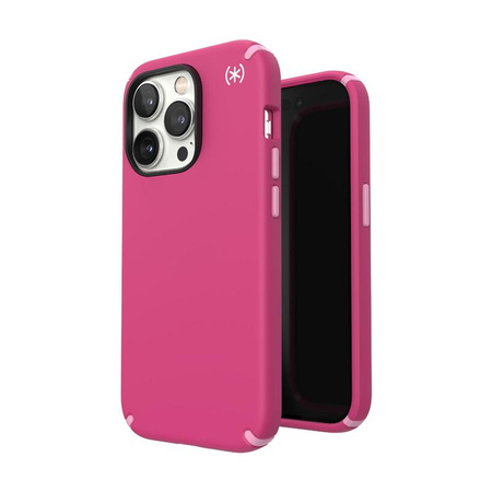 Speck Presidio2 Pro - Antybakteryjne etui iPhone 14 Pro (Digitalpink / Blossompink / White)