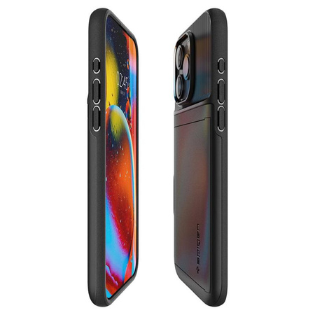 Spigen Slim Armor CS - Etui do iPhone 15 Pro (Czarny)