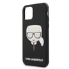 Karl Lagerfeld Iconic Embossed Glitter Case - Etui iPhone 11 Pro Max (Black)