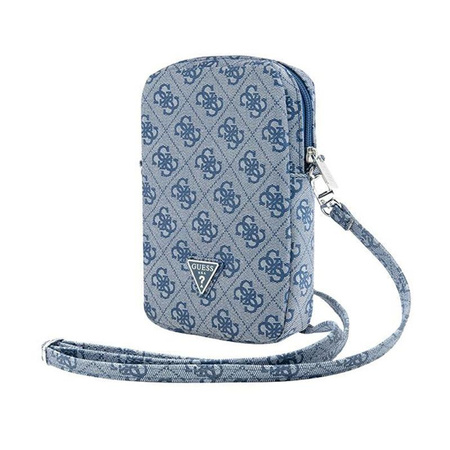 Guess Zip 4G Triangle - Torebka na telefon (niebieski)