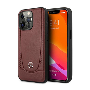Mercedes Leather Urban Line - Etui iPhone 14 Pro Max (czerwony)