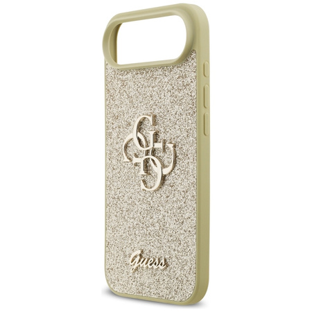 Guess Fixed Glitter Big 4G - Etui iPhone Air (złoty)