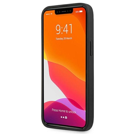 BMW Leather Curve Perforate HC - Etui iPhone 13 Pro Max (czarny)