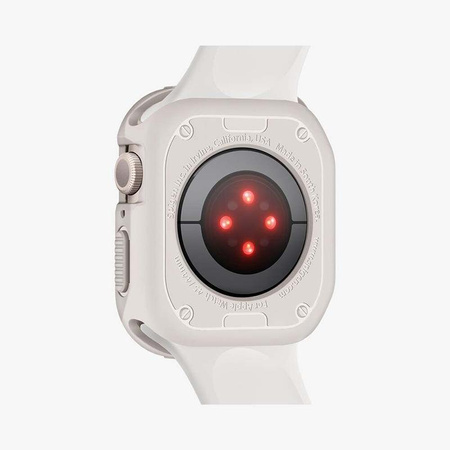 Spigen Rugged Armor - Obudowa do Apple Watch 4/5/6/7/8/9/SE 44/45 mm (Dune Beige)