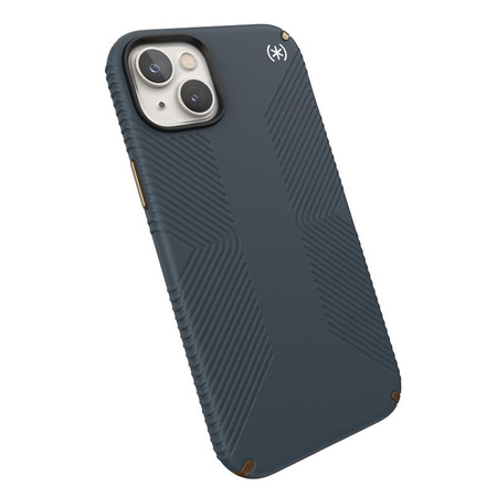 Speck Presidio2 Grip - Antypoślizgowe etui iPhone 14 Plus (Charcoal / Cool Bronze / Slate)
