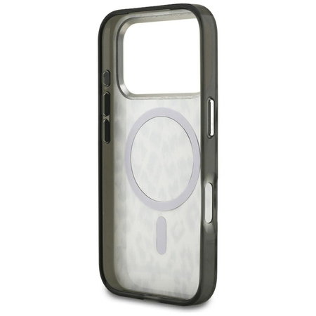 Karl Lagerfeld IML Leopard Pattern MagSafe - Etui iPhone 17 Pro (brązowy)