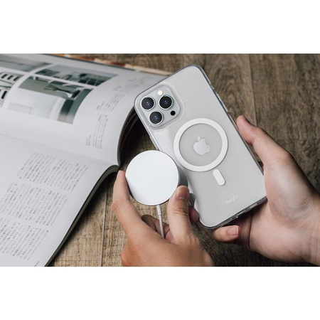 Moshi Arx Clear Slim Hardshell Case - Etui iPhone 13 Pro MagSafe (Crystal Clear)