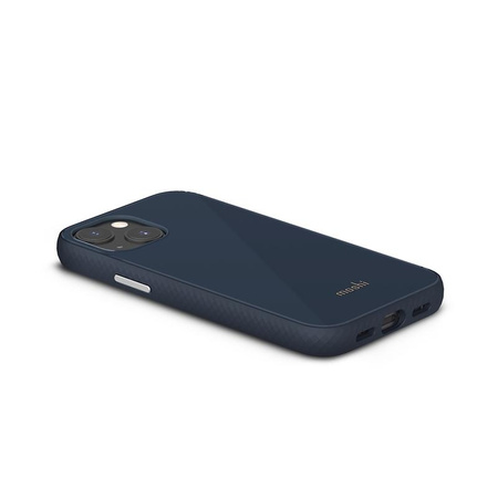 Moshi iGlaze Slim Hardshell Case - Etui iPhone 13 mini (system SnapTo) (Slate Blue)