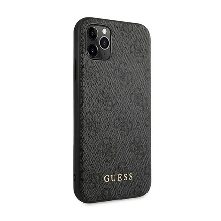 Guess 4G Metal Gold Logo - Etui iPhone 11 Pro (szary)