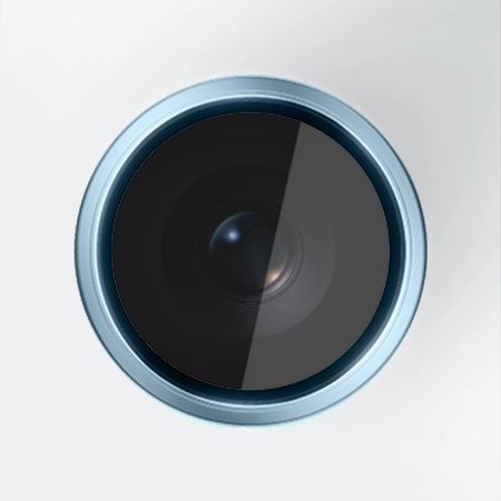 3mk HARDY Lens Protection Pro - Szkło na obiektyw aparatu iPhone 17 Pro / iPhone 17 Pro Max (Ocean Blue)