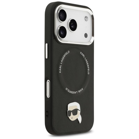 Karl Lagerfeld Karl Pin MagSafe - Etui iPhone 17 Pro Max (czarny)