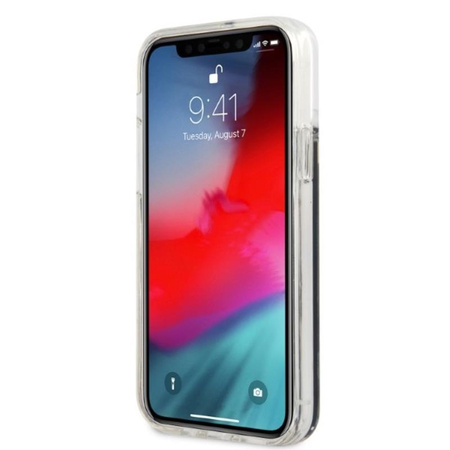 Karl Lagerfeld Liquid Glitter Gatsby - Etui iPhone 12 / iPhone 12 Pro (czarny)