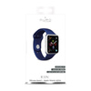 PURO ICON - Elastyczny pasek sportowy do Apple Watch 42/44/45 mm (S/M & M/L) (granatowy)